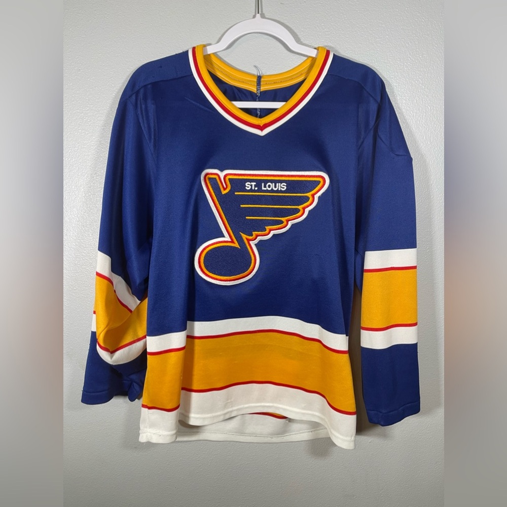 Vintage CCM St. Louis Blues Authentic Center Ice Jersey Size S
